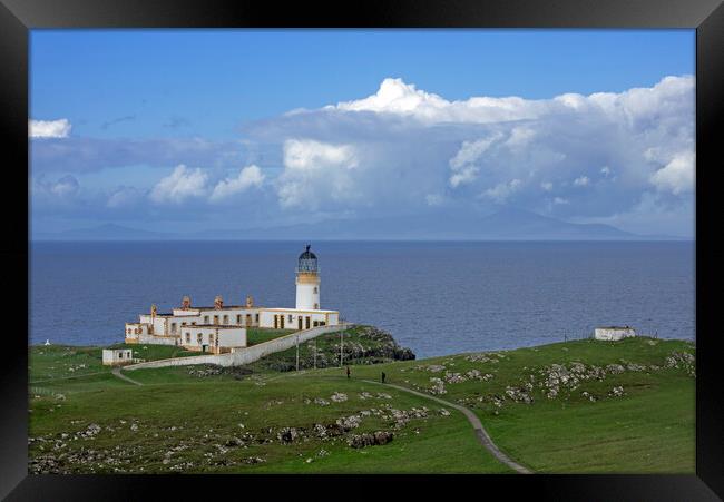 Neist Point Lighthouse, Isle of Skye Framed Print by Arterra 