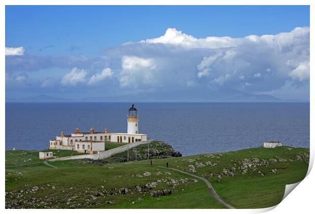 Neist Point Lighthouse, Isle of Skye Print by Arterra 