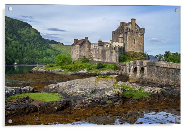 Eilean Donan Castle in Loch Duich Acrylic by Arterra 