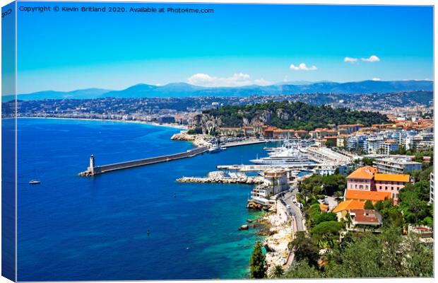 Nice france Canvas Print by Kevin Britland