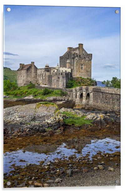 Eilean Donan Castle in the Scottish Highlands Acrylic by Arterra 