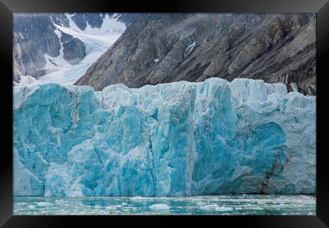 Waggonwaybreen Glacier, Svalbard Framed Print by Arterra 