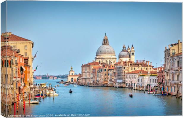 The Grand Canal Canvas Print by Viv Thompson