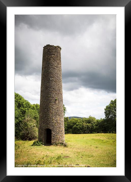 The Witches Tower of Llantrisant Framed Mounted Print by Heidi Stewart