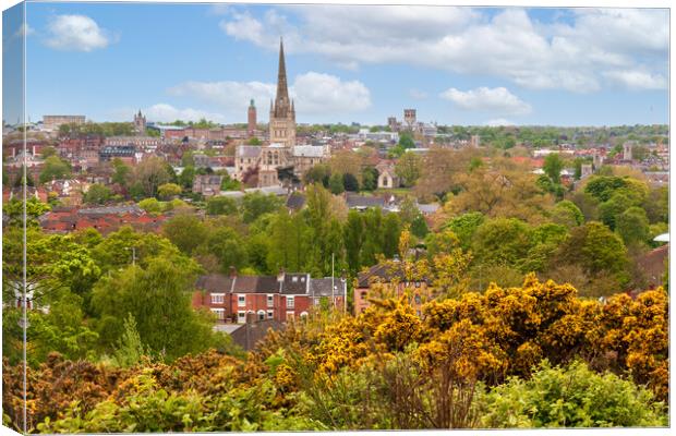 Captivating Norwich Skyline Canvas Print by Kevin Snelling