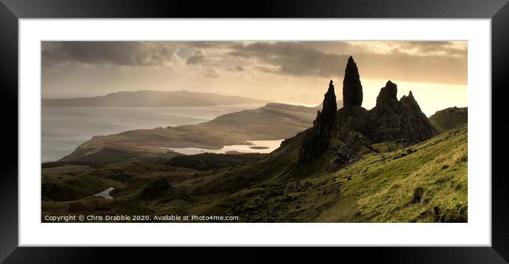 Old Man of Storr Framed Mounted Print by Chris Drabble