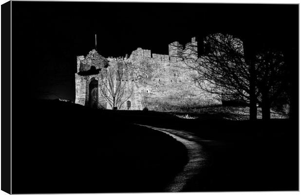 Oystermouth Castle Canvas Print by Dean Merry