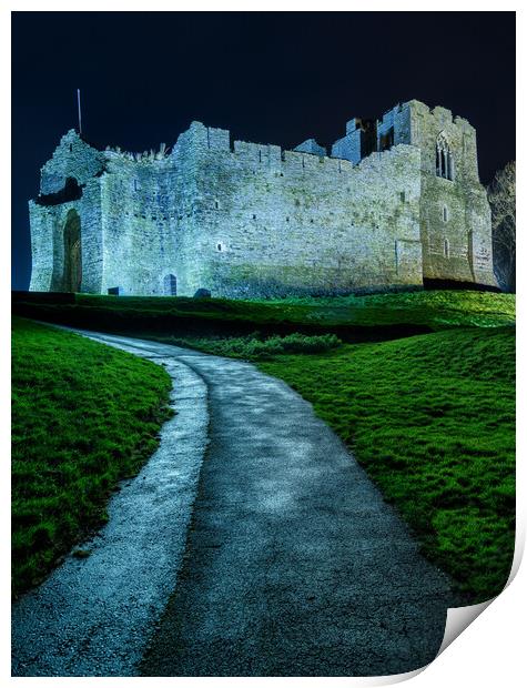 Oystermouth Castle Print by Dean Merry
