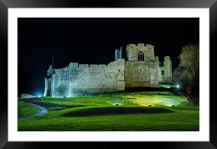 Oystermouth Castle Framed Mounted Print by Dean Merry