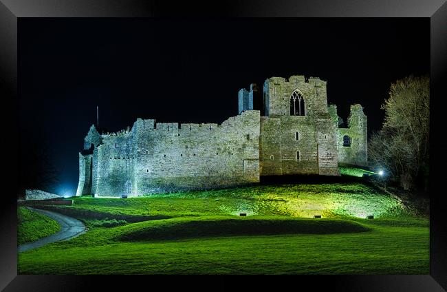 Oystermouth Castle Framed Print by Dean Merry