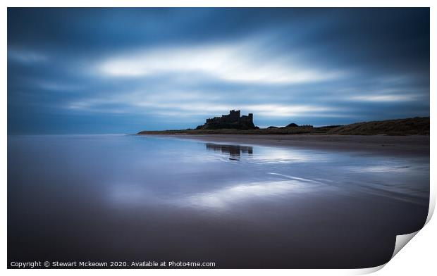 Bamburgh Castle  Print by Stewart Mckeown