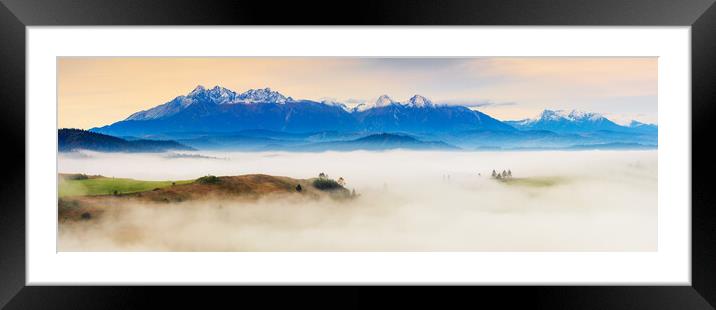 The Tatra Mountains  Framed Mounted Print by J.Tom L.Photography