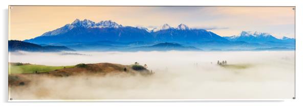 The Tatra Mountains  Acrylic by J.Tom L.Photography