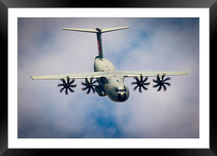 Airbus A400M Framed Mounted Print by J Biggadike