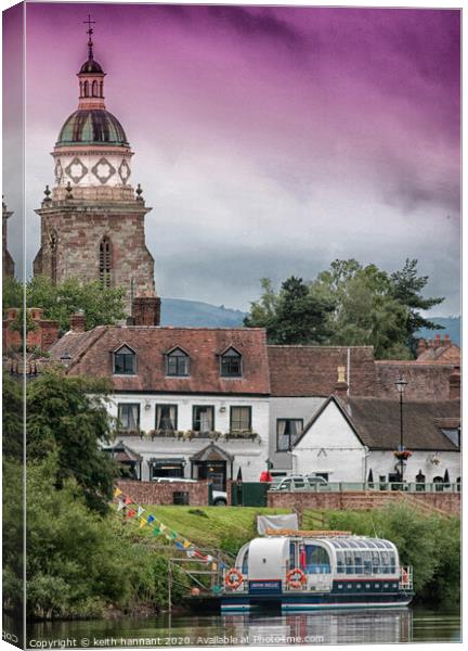 Upton upon severn Canvas Print by keith hannant