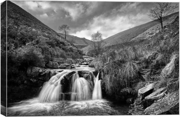Fair Brook Waterfalls Canvas Print by Darren Galpin
