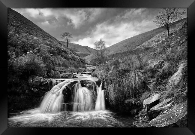 Fair Brook Waterfalls Framed Print by Darren Galpin