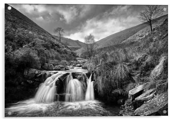 Fair Brook Waterfalls Acrylic by Darren Galpin