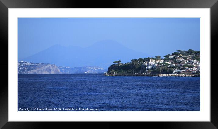 Italy Bay Framed Mounted Print by Dave Burden