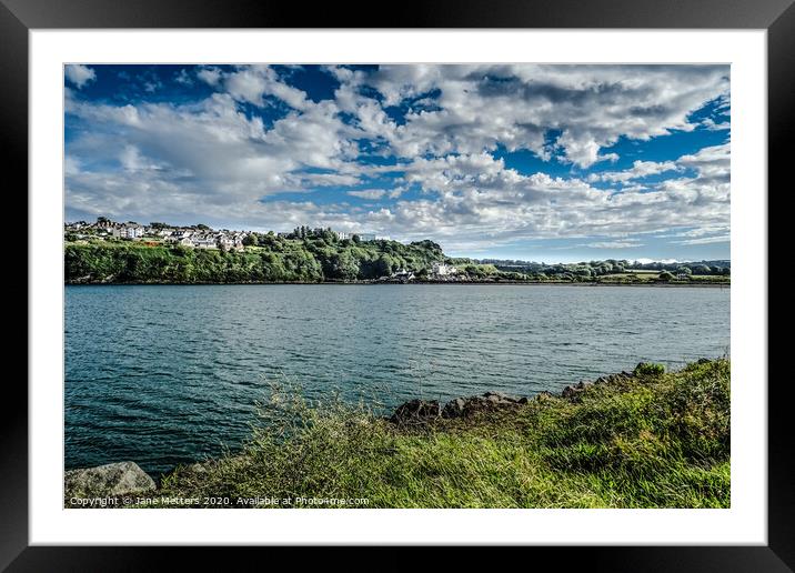 A Cloudy Goodwick Framed Mounted Print by Jane Metters