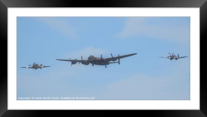 Batttle of Britain Flight Framed Mounted Print by Kevin Smith
