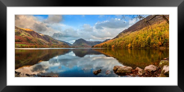 Buttermere  Cumbria Framed Mounted Print by Maggie McCall