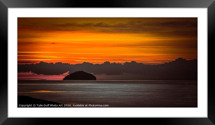 Sunset Over Paddy's Milestone Framed Mounted Print by Tylie Duff Photo Art
