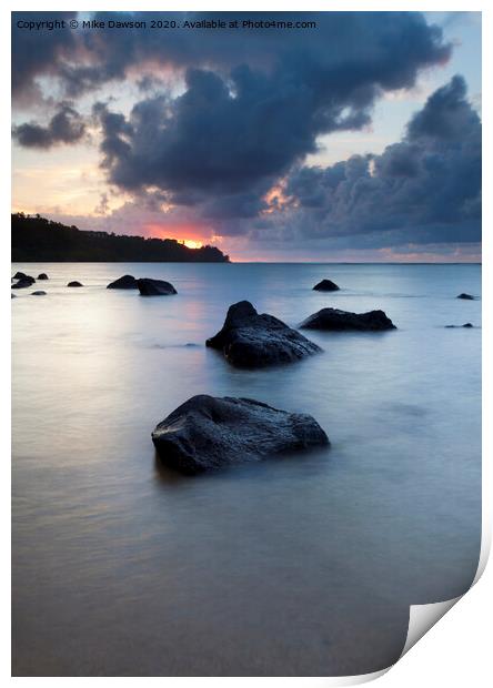North Shore Stormset Print by Mike Dawson