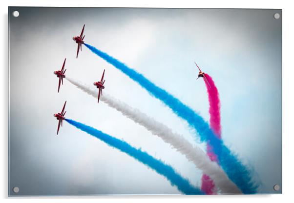 Red Arrows - Enid Acrylic by J Biggadike