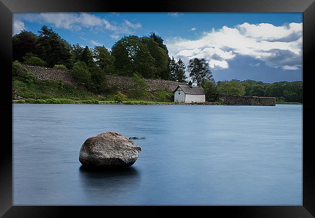 Duddingston Boat House Framed Print by Keith Thorburn EFIAP/b