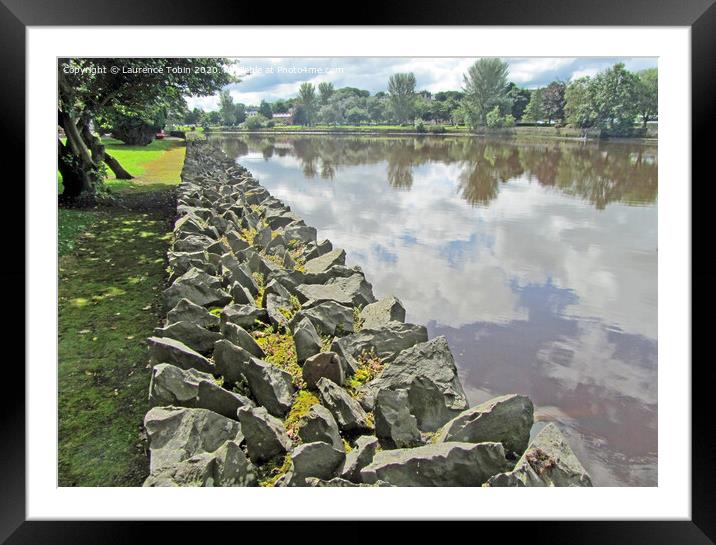 The River Bann, Northern Ireland Framed Mounted Print by Laurence Tobin