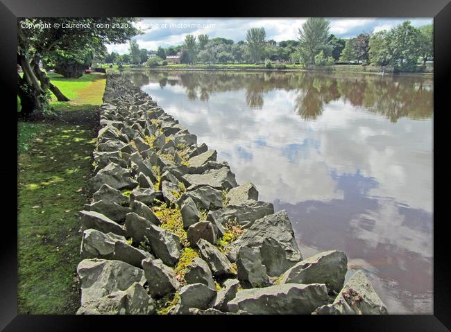 The River Bann, Northern Ireland Framed Print by Laurence Tobin