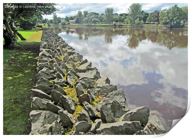 The River Bann, Northern Ireland Print by Laurence Tobin