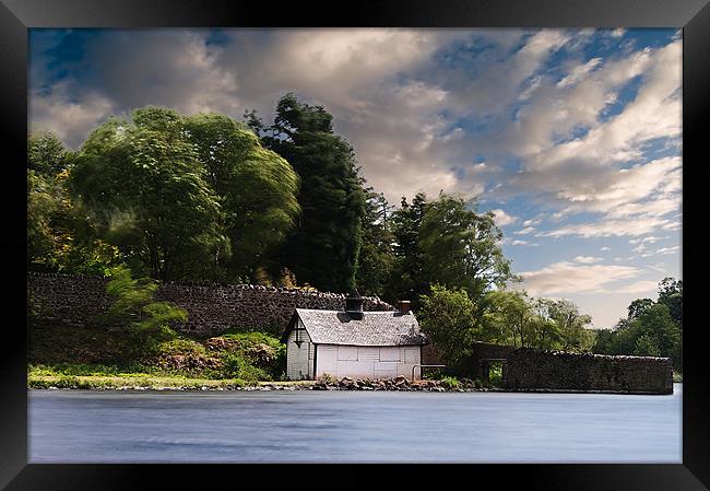 Duddingston Loch Boat House Framed Print by Keith Thorburn EFIAP/b