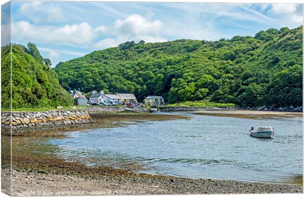 Solva on the Pembrokeshire Coast West Wales Canvas Print by Nick Jenkins
