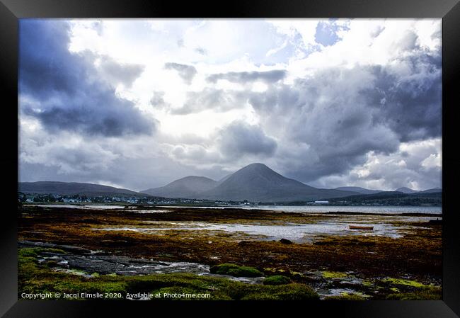 Morning on The Isle of Skye Framed Print by Jacqi Elmslie