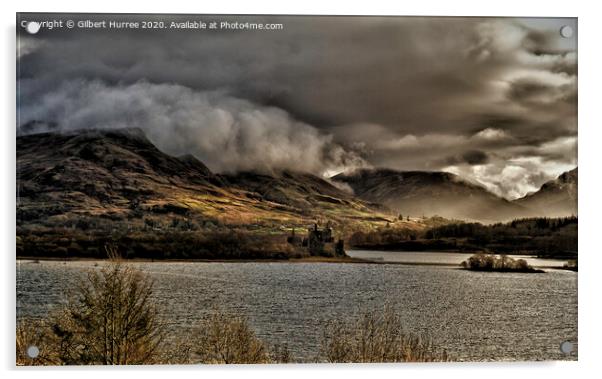 Highland Beauty: Loch Awe, Scotland Acrylic by Gilbert Hurree