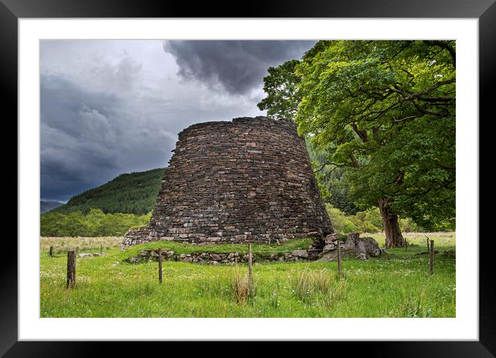 Dun Telve Broch near Glenelg, Scotland Framed Mounted Print by Arterra 