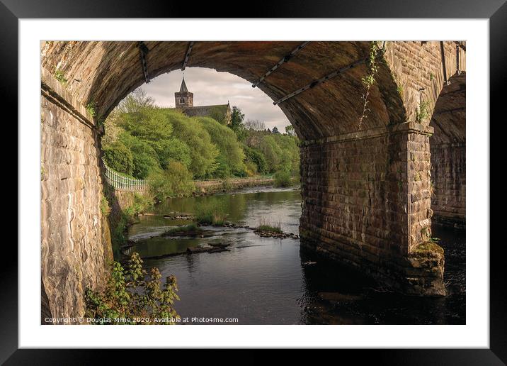 Dunblane Cathedral Framed Mounted Print by Douglas Milne