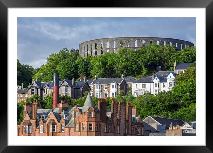 McCaig's Tower on Battery Hill at Oban Framed Mounted Print by Arterra 