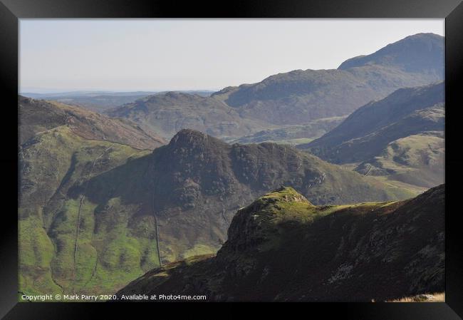 Outdoor mountain Framed Print by Mark Parry