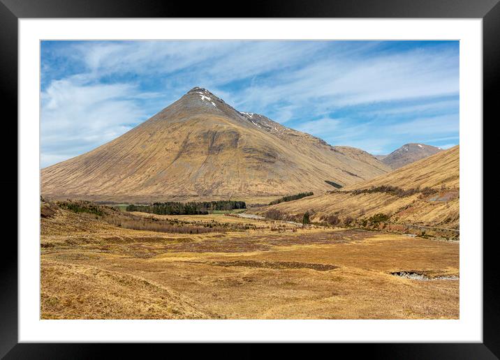 Highland Vale Framed Mounted Print by David Hare