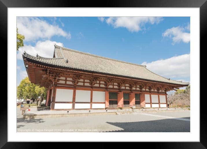 Toji sakura castle of japan Framed Mounted Print by Yagya Parajuli