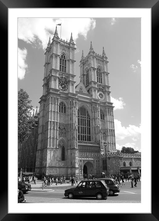 Westminster Abbey Framed Mounted Print by Chris Day