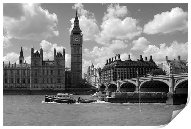 Palace of Westminster Print by Chris Day