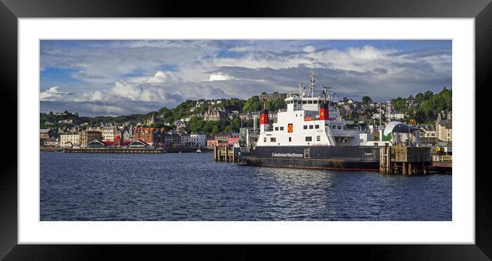 Oban Port, Scotland Framed Mounted Print by Arterra 