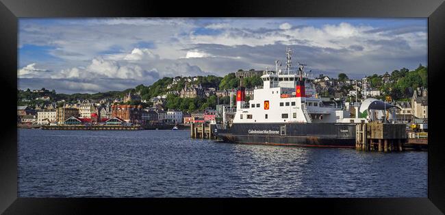 Oban Port, Scotland Framed Print by Arterra 