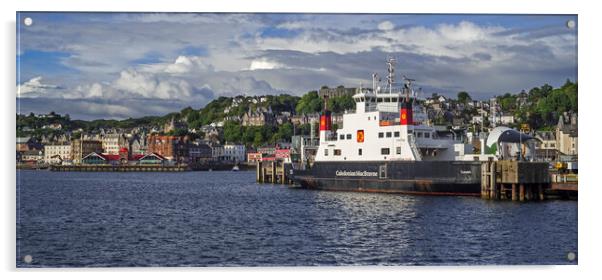 Oban Port, Scotland Acrylic by Arterra 