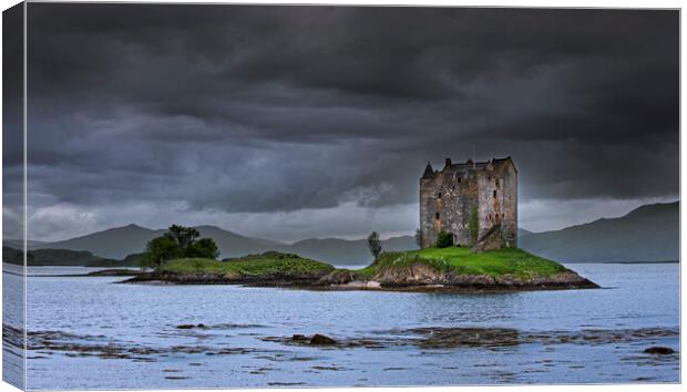 Castle Stalker, Scotland Canvas Print by Arterra 