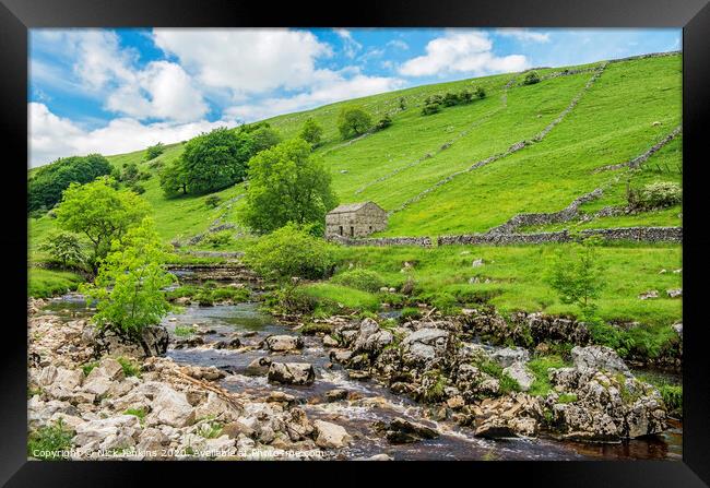 Langstrothdale in the Yorkshire Dales  Framed Print by Nick Jenkins
